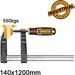 INGCO HFC021401 Σφιγκτήρας Μαραγκών Βαρέος Τύπου 140x1200mm