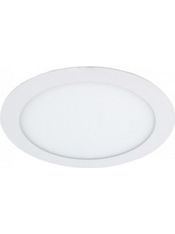 ΧΩΝΕΥΤΟ LED PANEL SLIM Φ225x20 18W 6500K 1630lm ΛΕΥΚΟ