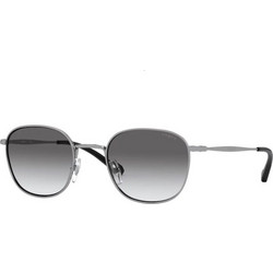 Vogue VO4173S 548/11 Γυναικεία Γυαλιά Ηλίου Τετράγωνα Μεταλλικά Ασημί με Γκρι Polarized Φακό