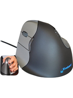 BakkerElkhuizen Evoluent 4 Left Hand Ενσύρματο Ποντίκι Εργονομικό Vertical Grey