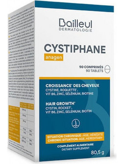 Bailleul Dermatologie Cystiphane Anagen Συμπλήρωμα Διατροφής κατά της Τριχόπτωσης 90 Ταμπλέτες