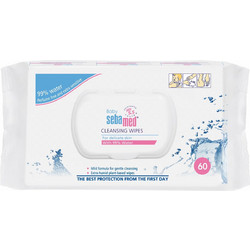 Sebamed Baby Cleansing Μωρομάντηλα με Νερό Χωρίς Άρωμα 60τμχ