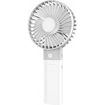Platinet Επαναφορτιζόμενος Ανεμιστήρας Με Powerbank 4000 Mah Λευκό PRDF6107