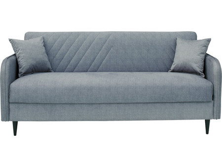 ArteLibre Lukas Τριθέσιος Καναπές Κρεβάτι Γκρι 190x84x86cm 14210233