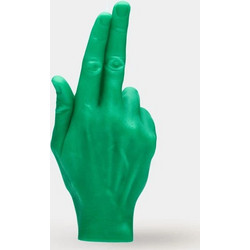 Κερί CandleHand Gun Fingers Green παραφίνης 21 x 10 x 6 cm