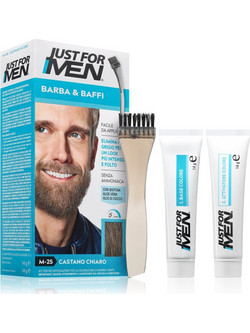 Just For Men M-25 Ανοιχτό Καστανό Βαφή για Γένια 28gr