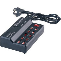 ΠΟΛΥΠΡΙΖΟ 10USB 5V/12A 60W AC100-240V LINEME - Lineme