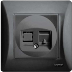 ΠΡΙΖΑ TF RJ11 ΜΑΥΡΟ Hseries LINEME - Lineme