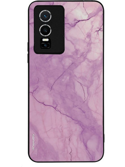 Sonique Marble Series Θήκη για Vivo Y74s / Vivo Y76 5G Βιολετί
