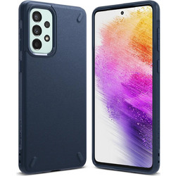 Ringke Onyx durable cover for Samsung Galaxy A73 navy blue - (RINGKE SAMSUNG Galaxy A73 ONYX NAVY)