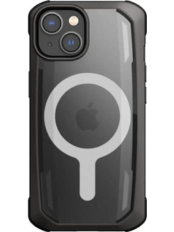 Raptic X-Doria Secure Case for iPhone 14 Plus with MagSafe armored cover black - (Raptic Secure built for MagSafe for iPhone 14 Plus Black)