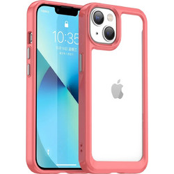 Hurtel Outer Space Back Cover Red (iPhone 14)
