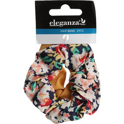 Scrunchie μαλλιών πολύχρωμο 10cm