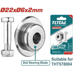 TOTAL Ανταλλακτικό Μαχαίρι Φ-22x6x2mm για THT578004 (THT578004B)