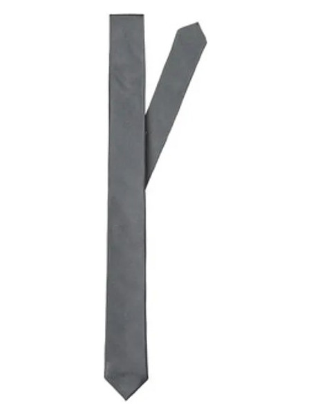SELECTED SLHPLAIN TIE 5CM NOOS ΑΝΘΡΑΚΙ