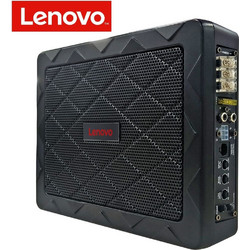 Lenovo SP 004A Αυτοενισχυόμενο Subwoofer Αυτοκινήτου με Κούτα