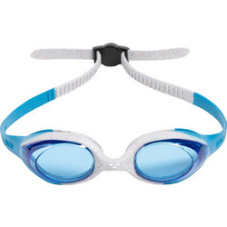 Arena Spider JR Παιδικά Γυαλάκια Κολύμβησης Αντιθαμβωτικά Λευκά Γαλάζια