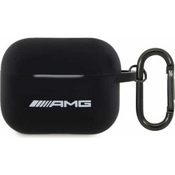 AMG AMAP2RBK AirPods Pro 2 (2022/2023) cover Σιλικόνη Λευκό Λογότυπο Μαύρο
