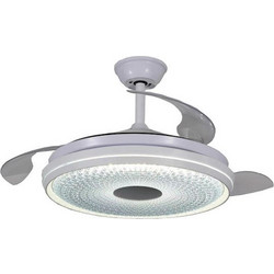 InLight Huron Ανεμιστήρας Οροφής 105cm 30W με Φως & Τηλεχειριστήριο Λευκός
