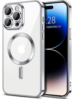 Techsuit - Luxury Crystal MagSafe - iPhone 14 Pro - Silver