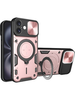 Techsuit - CamGuard Pro - iPhone 16 - Rose Gold