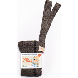 Silly Silas Κολάν Footless Cotton Καλσόν Licorice Peanut 6-36m