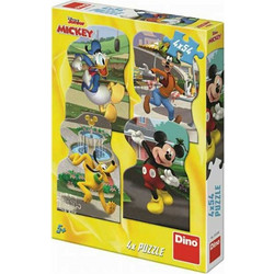 Παιδικό Puzzle Dino Disney Mickey Mouse Στην Πόλη 4x54 Κομμάτια