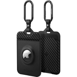 Θήκη Κλειδιού Αυτοκινήτου Tesla Spigen TO244 Air Fit Card Holder με Υποδοχή για AirTag 2 / 1 2 Τεμάχια - Black (ACP08793)