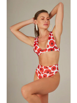 Mia Bikini in Poppy Print