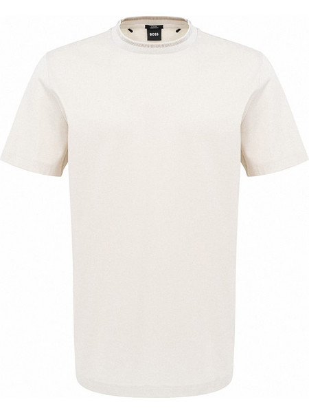 Ανδρικό Μονόχρωμο T-Shirt Μπεζ Boss 50531793