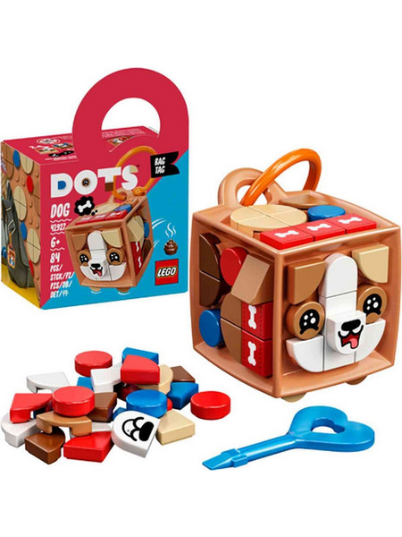 Lego Dots Bag Tag Dog για 6+ Ετών 41927