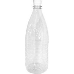 Φιάλη PET 1,500lt Διάφανη (Χωρίς Καπάκι) 100τμχ