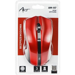 Art AM-97 Ασύρματο Ποντίκι Red