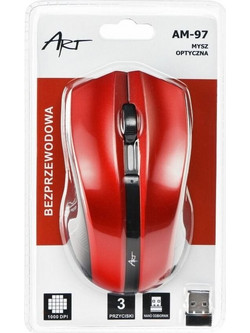 Art AM-97 Ασύρματο Ποντίκι Red