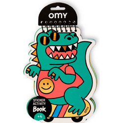 omy - βιβλίο δραστηριοτήτων με αυτοκόλλητα - dino