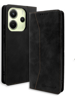 Bodycell Book Case Θήκη Πορτοφόλι Black (Xiaomi Redmi Note 14 4G)