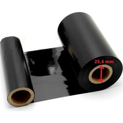 Μελανοταινία (Ribbon) Μαύρη WAX 110mm X 300m