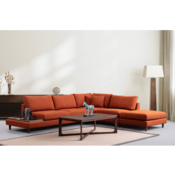 Papatya New Tulip Γωνιακός Καναπές Πορτοκαλί 314x275x76cm