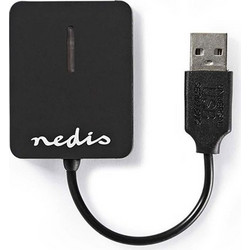 Nedis CRDRU2300BK Card Reader USB-A 2.0 για SD / microSD / Memory Stick / miniSD / Micro (M2)