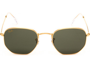 Ray-Ban RB3548 9196/31 Γυαλιά Ηλίου Τετράγωνα Μεταλλικά Χρυσά με Πράσινο Degradee Φακό