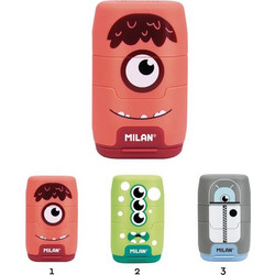 ΓΟΜΑ - ΞΥΣΤΡΑ MILAN ΔΙΠΛΗ COMPACT ALIENS 3 ΣΧΕΔΙΑ 4703116AL