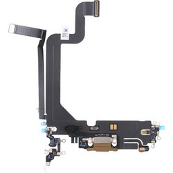 Καλωδιοταινία με Θύρα Φόρτισης, Charging Port , για Apple - iPhone 14 Pro Max - Χρυσό