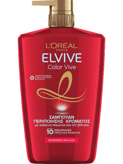 L'Oreal Paris Elvive Color Vive Σαμπουάν για Προστασία Χρώματος για Βαμμένα Μαλλιά 1lt
