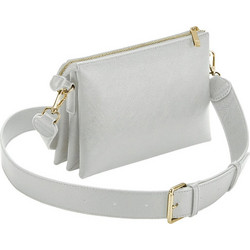 BagBase Boutique Soft Grey Γυναικείο Τσαντάκι Χιαστί BG759