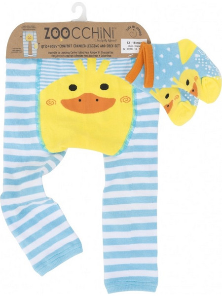 Grip Easy Crawler Pants & Socks Set - Puddles the Duck - 12-18