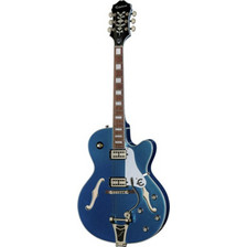 Epiphone Emperor Swingster Ηλεκτρική Κιθάρα Hollow με HH Μαγνήτες και Ταστιέρα Indian Laurel Delta Blue Metallic