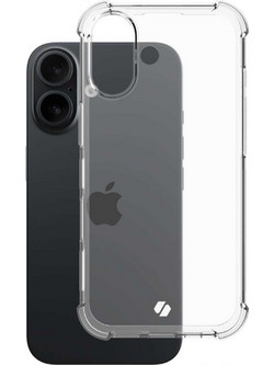 Θήκη iPhone 16 Spacecase Anti-Shock Διάφανη Σιλικόνης 1mm - Clear (5905719111724)