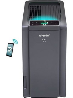 Toyotomi Kira TDE-12BIVION Αφυγραντήρας με Ιονιστή και Wi-Fi 12lt