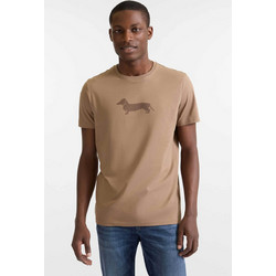 Harmont & Blaine ανδρικό T-shirt με 3D logo print Regular Fit - IRP403021055S Μπεζ