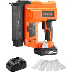 VEVOR Ασύρματο Καρφωτικό 18-Gauge με Μπαταρία 20V για Ξυλουργικές Εργασίες DDBLDDQ18GA29WG2V001V2